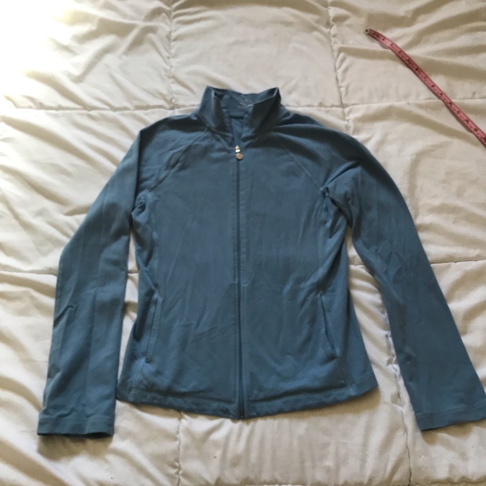 Light blue yoga jacket soft stretch size S